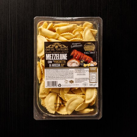 Mezzelune con Porchette di Ariccia IGP