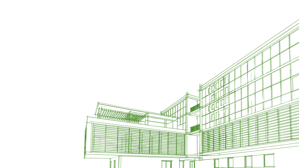 Wireframe of an Hospital